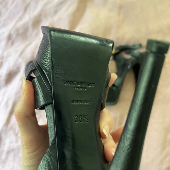 YSL Platform T-Strap Sandals - Picture 4 of 4